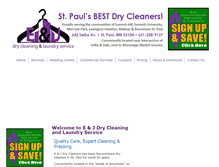 Tablet Screenshot of eandjcleaners.com